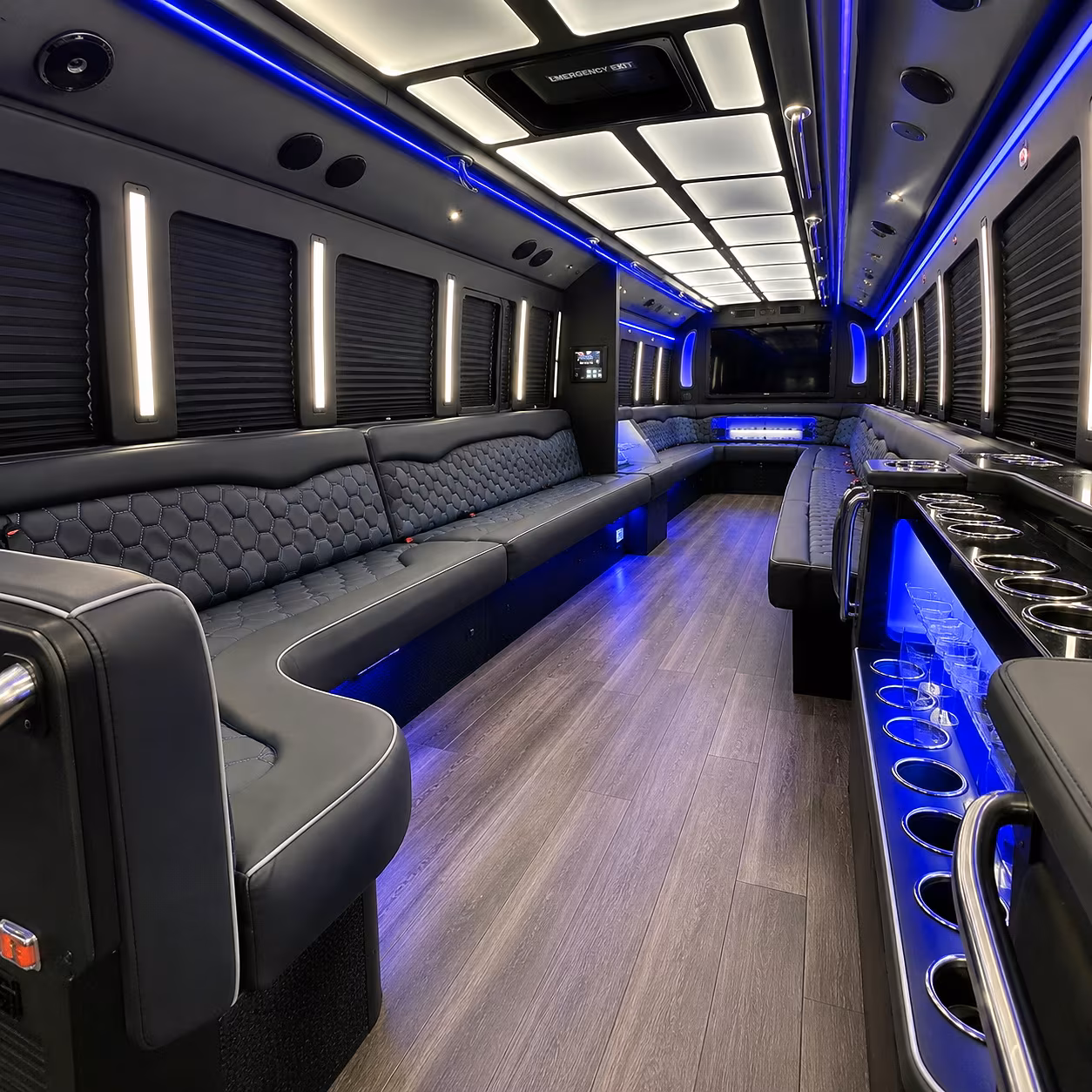 daly city party bus rentals inside