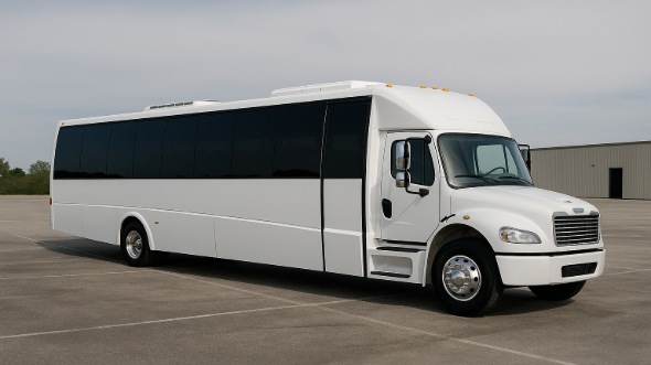 Exterior of Charter Bus Company Daly City's 15 Passenger Minibus in Daly City