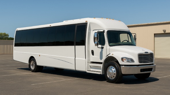 Exterior of Charter Bus Company Daly City's 18 Passenger Minibus in Daly City