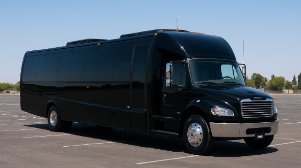 Exterior of Charter Bus Company Daly City's 30 Passenger Minibus in Daly City