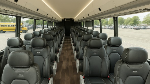 daly city 15 passenger minibus inside