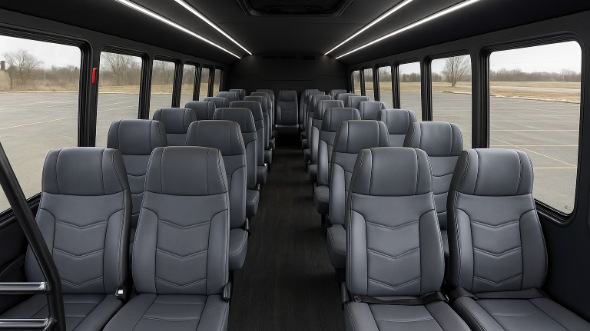 daly city 20 passenger minibus inside