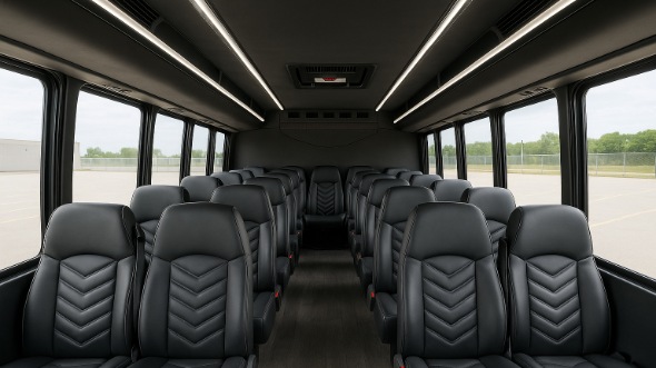 daly city 30 passenger minibus inside
