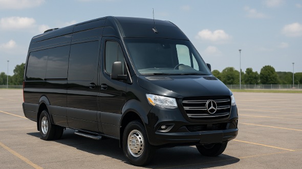 Exterior of Charter Bus Company Daly City's Sprinter Limo in Daly City